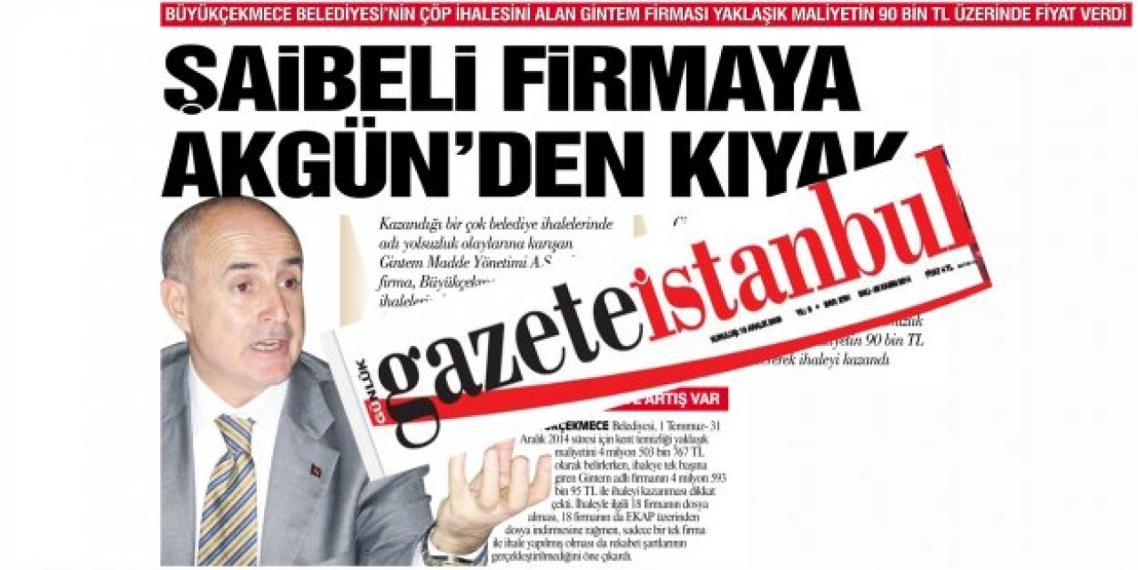 31 KURUŞÇU FİRMAYA AKGÜN'DEN MİLYONLUK KIYAK