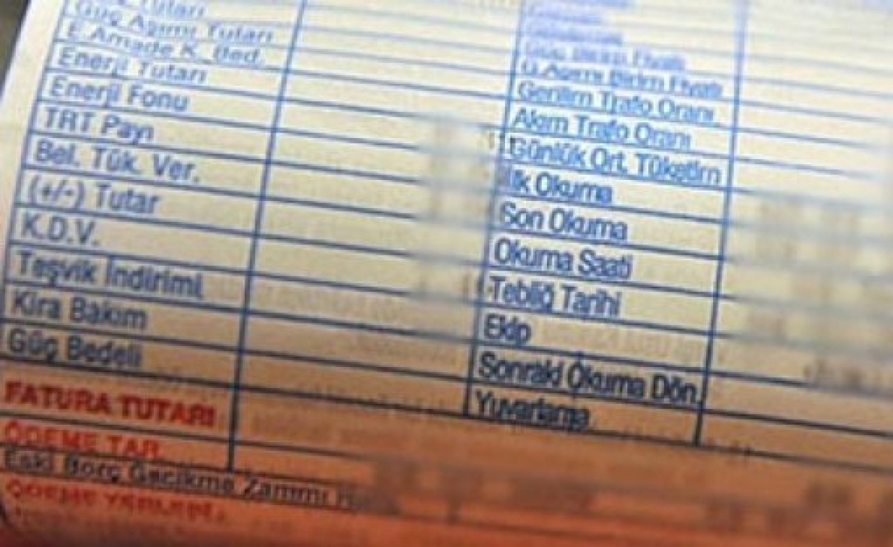 Faturadaki o ücret tarih oluyor