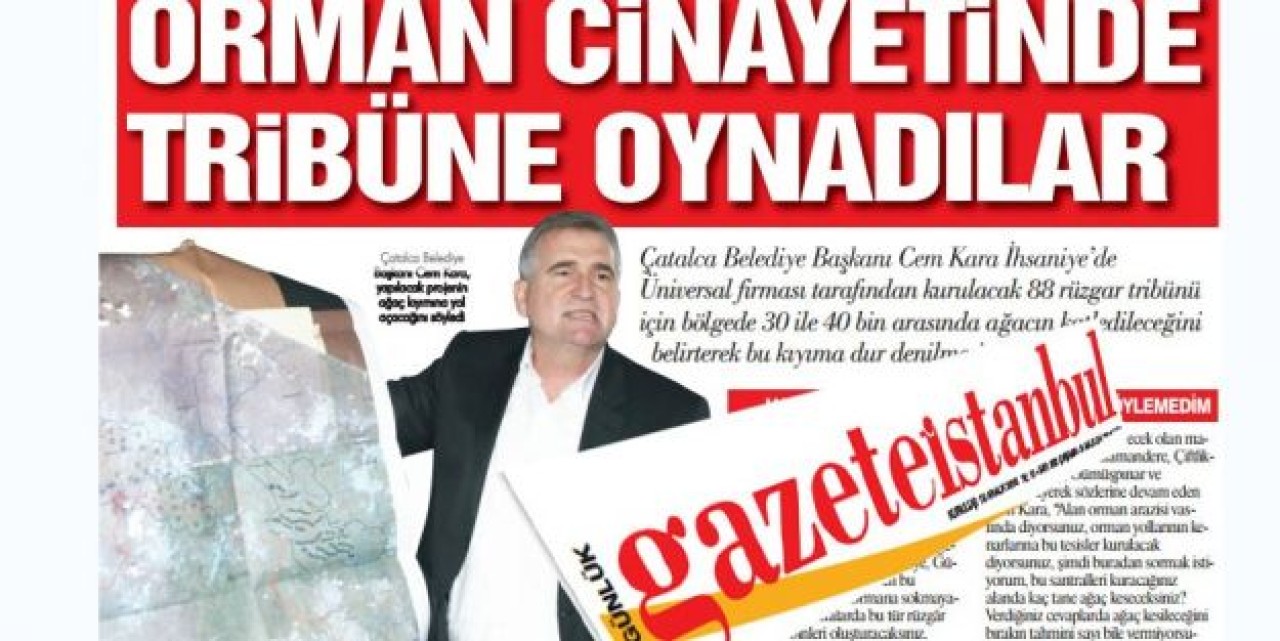 Üç beş ağaç değil 40 bin ağaç!..