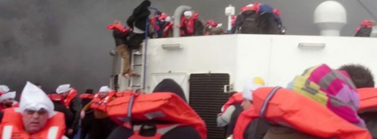 Yanan feribottan kötü haber