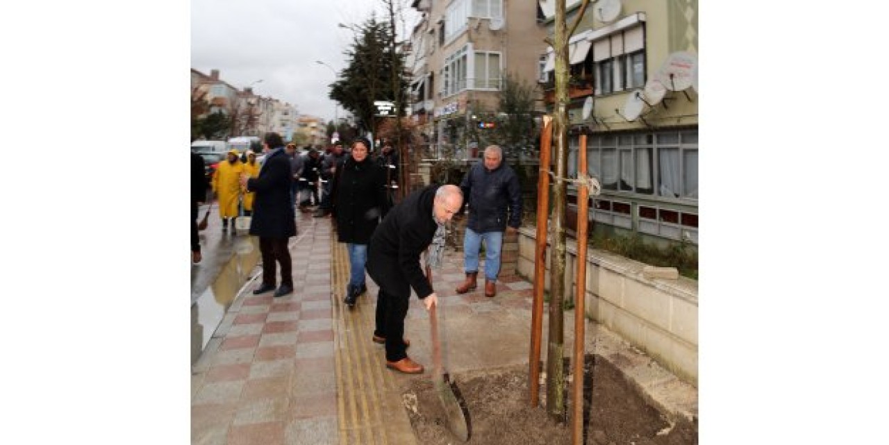 2014’de öldürülen masumların anısına ağacı dikti