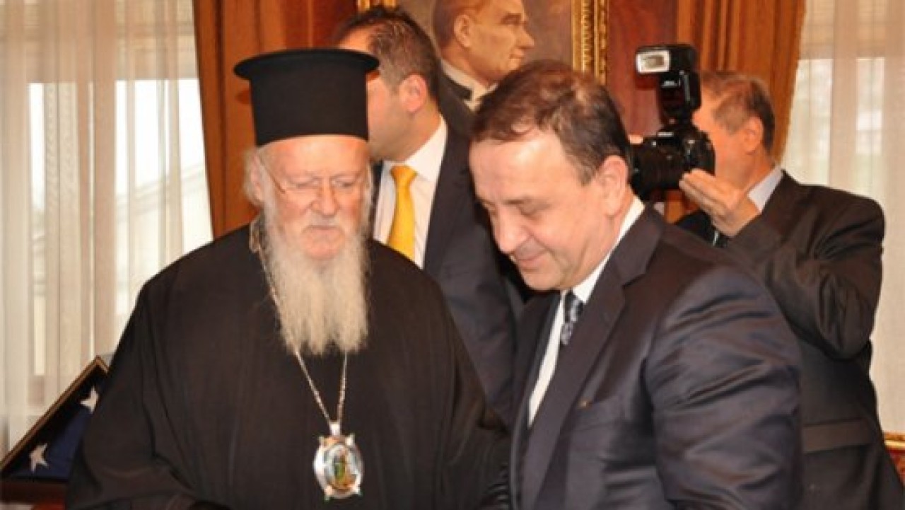 Işıklar'dan Fener Rum Patriği'ne ziyaret