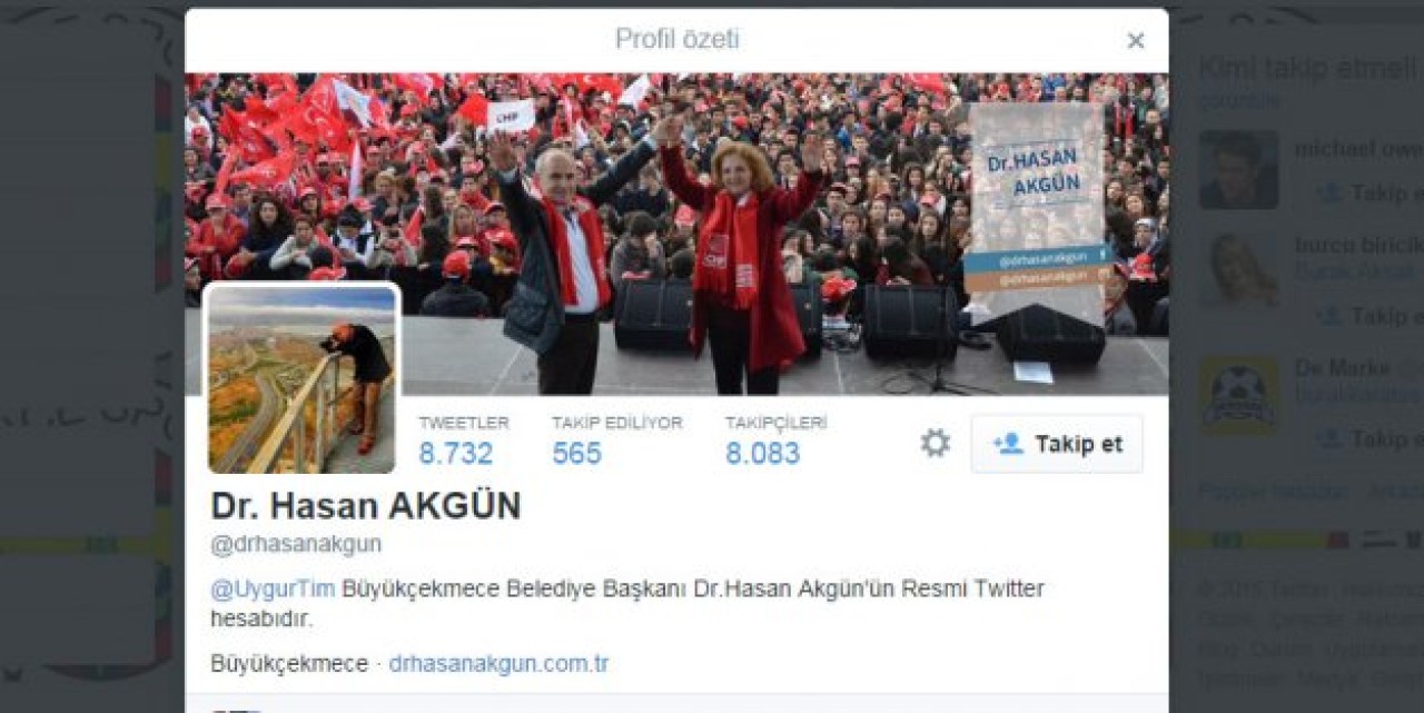Akgün'ün twitter hesabı hacklendi...