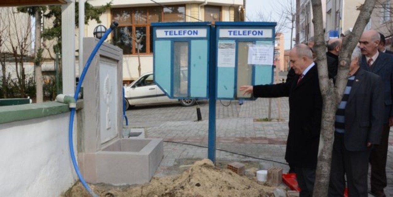Tarihi çeşme yeniden hayat buldu