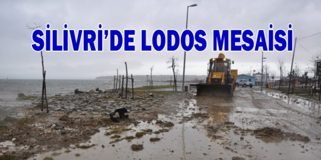 BELEDİYEDEN LODOS MESAİSİ