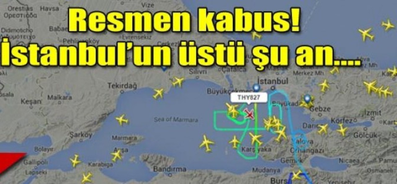 Atatürk Havalimanı'nda hava trafiği arap saçına döndü!