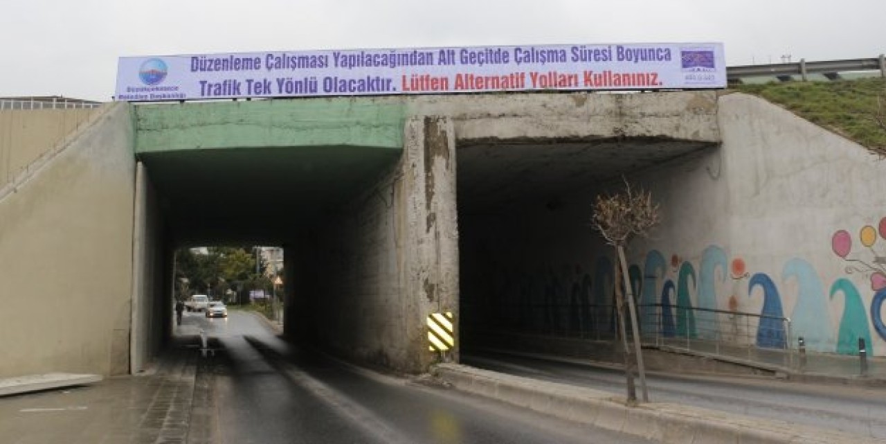 Büyükçekmece'nin alt geçitleri yenileniyor