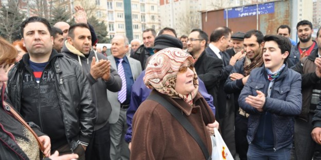 Pazarcılar yürüyüşe geçti