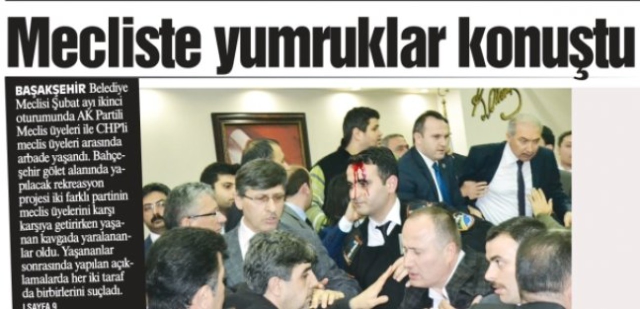 Mecliste yumruklar konuştu