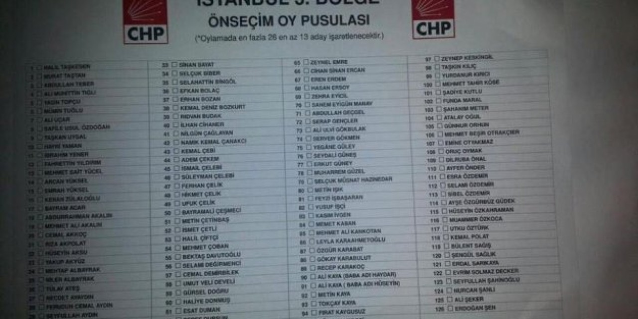 Oy pusulaları geldi