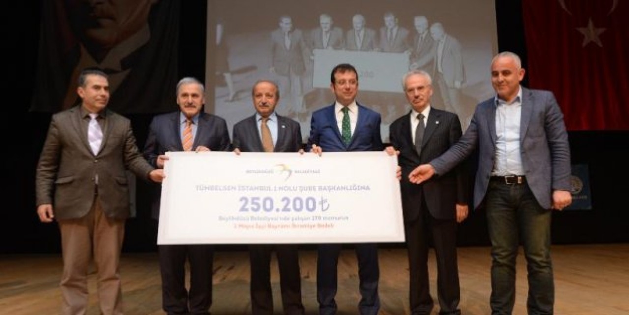 BELEDİYEDEN MEMURLARA 1 MAYIS İKRAMİYESİ