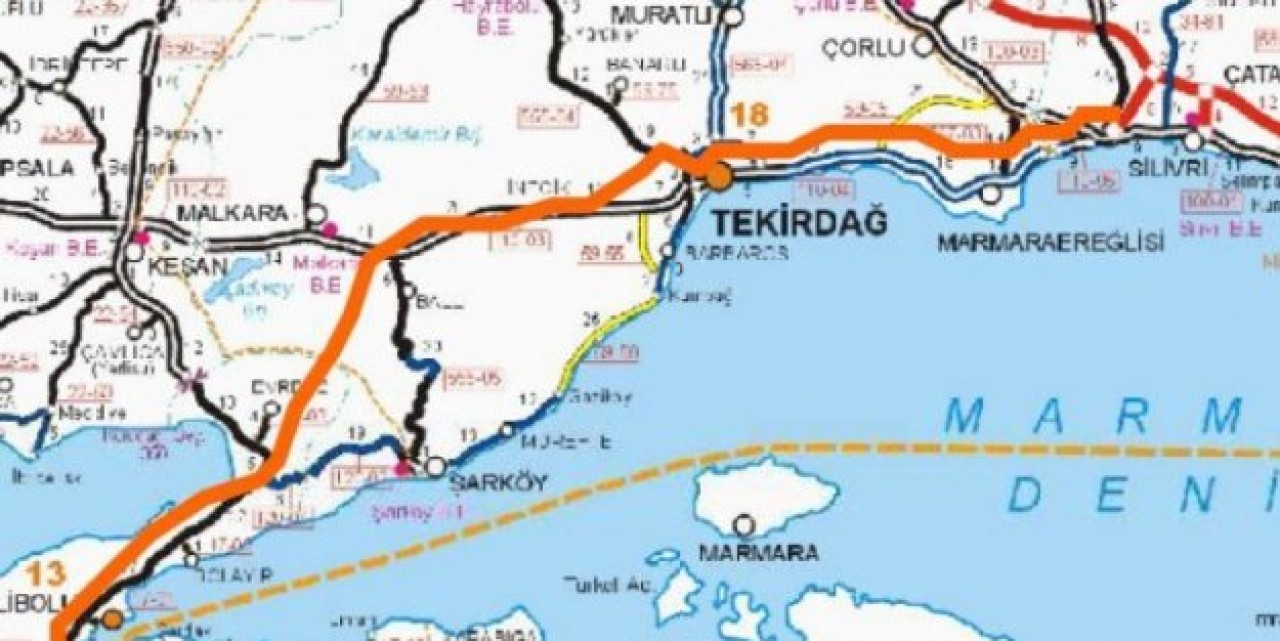 KINALI – ÇANAKKALE ARASINA TEM OTOYOLU