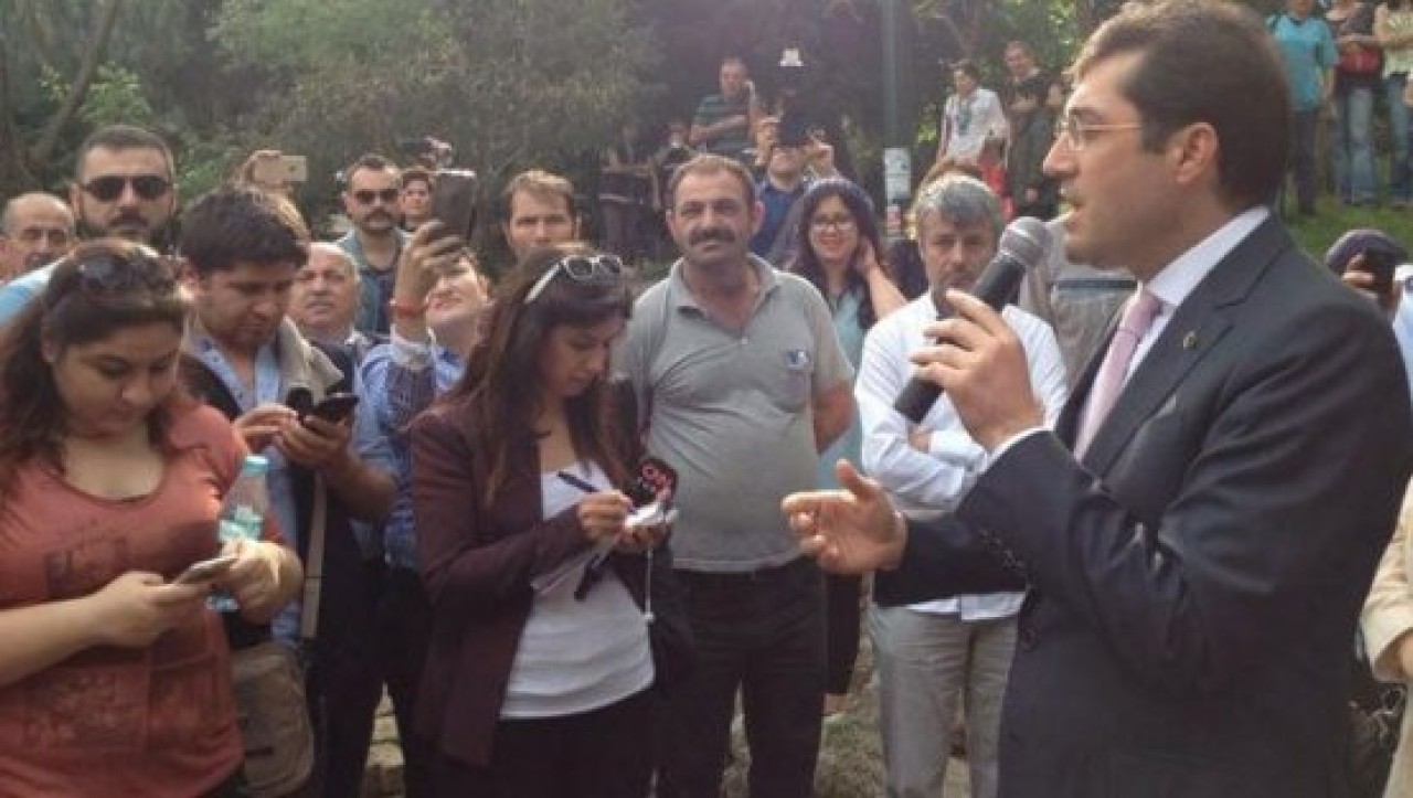 CHPli başkana dozer tepkisi!