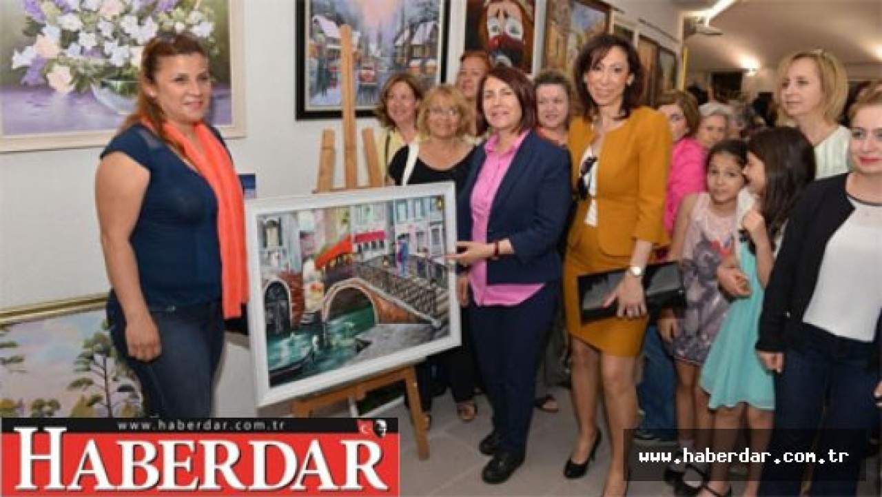 Avcılarda resim ve kurdele sergisi