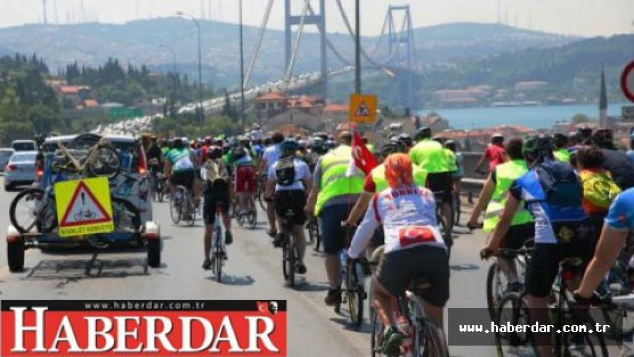 Boğazı pedal çevirerek geçtiler