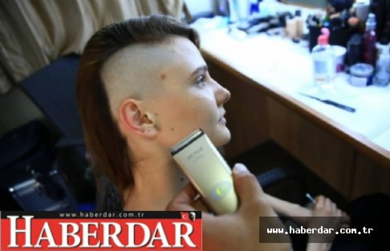 Paramparçanın Hazalı Dizi İçin Saçlarını Kazıttı