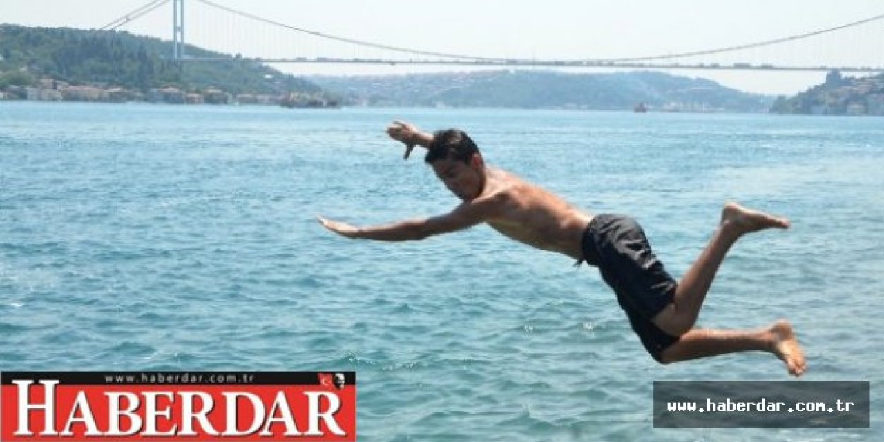 Termometreler 39u Gösterdi, İstanbullular Denize Koştu