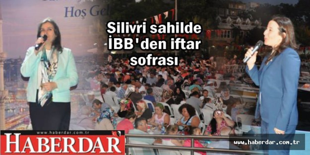 Silivri sahilde İBBden iftar sofrası