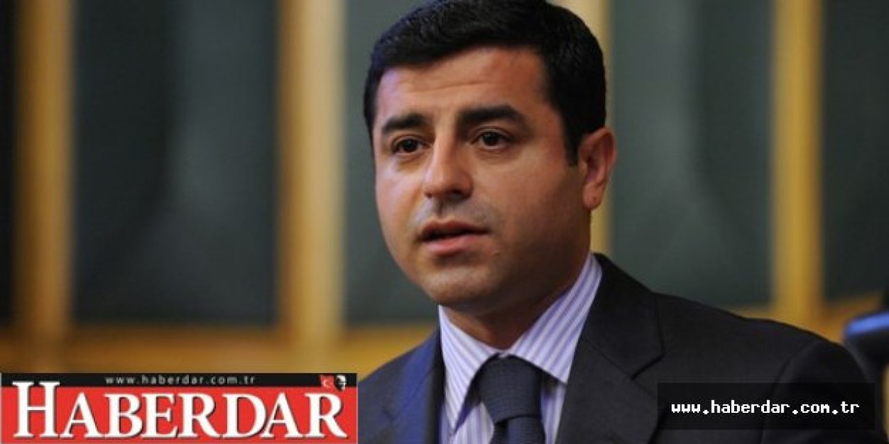 Demirtaş: HDP olarak PKKya silah bıraktıramayız