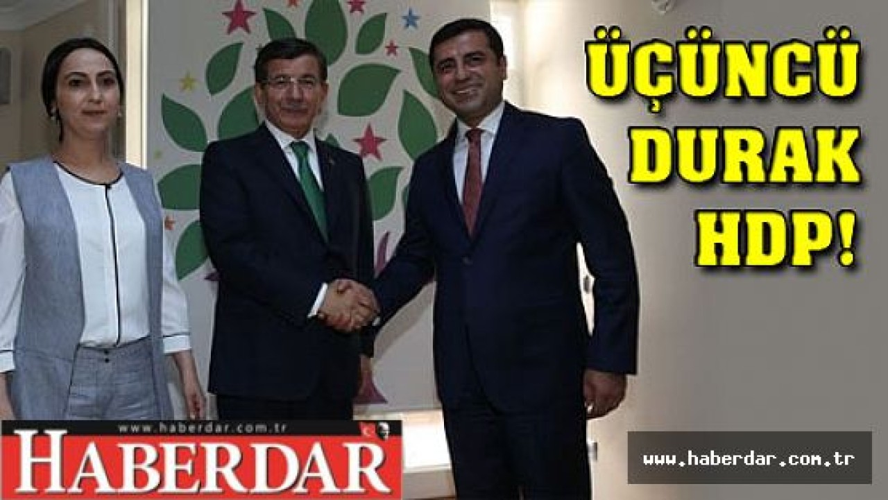 Davutoğlu HDP Genel Merkezinde