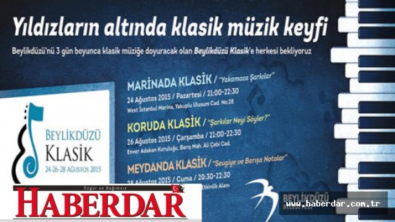 Klasik ezgiler Beylikdüzünü saracak