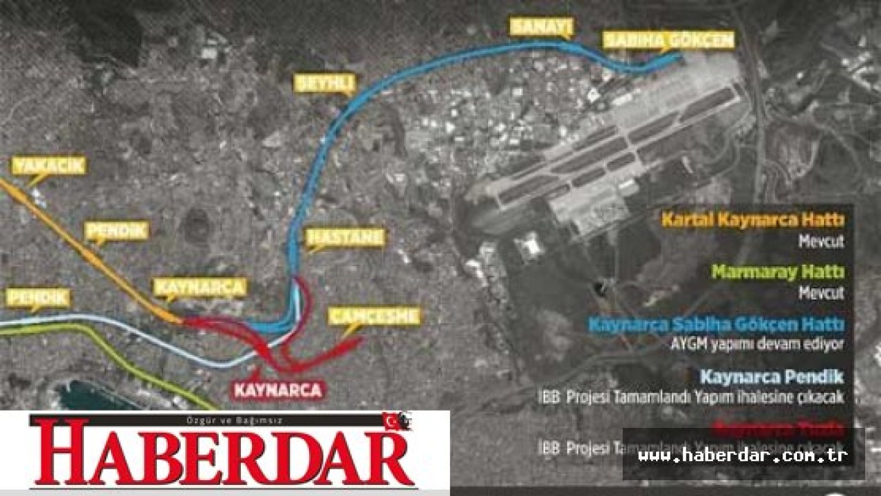 İstanbula yeni metro