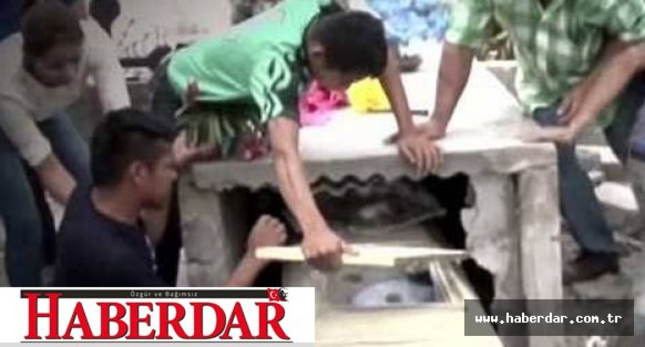 Gömüldükten bir gün sonra canlandı