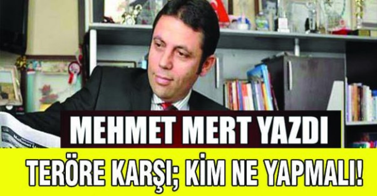 Teröre karşı; kim ne yapmalı!