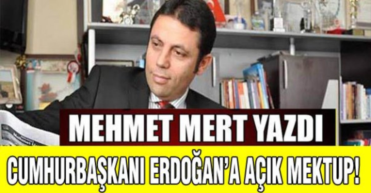 Cumhurbaşkanı Erdoğana açık mektup!