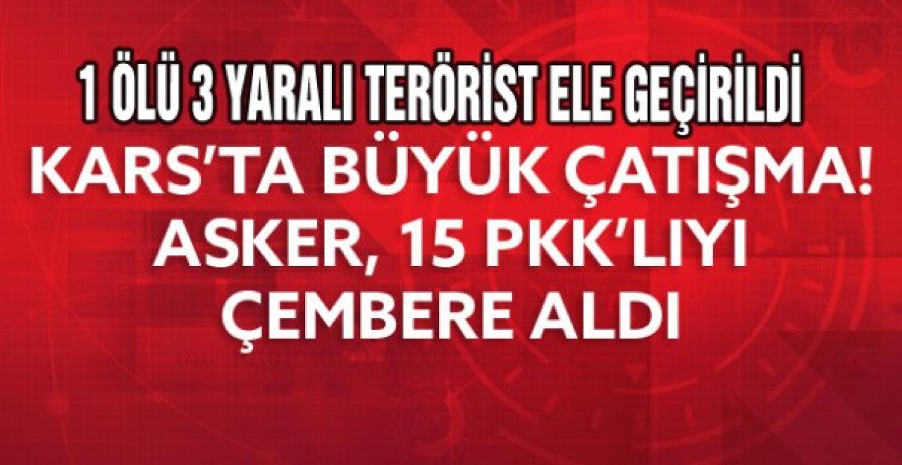 Kağızmanda 15 Kişilik Terörist Grubu Çembere Alındı