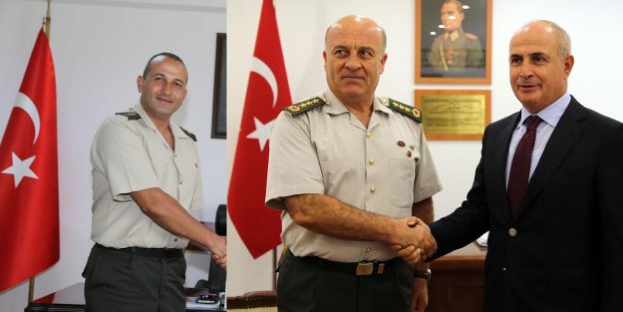 Akgünden komutanlara ziyaret