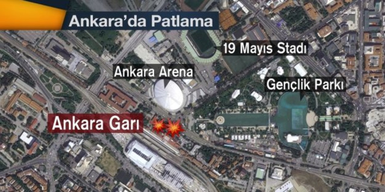Ankarada terör saldırısı: 95 ölü