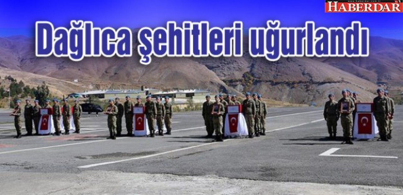 Dağlıca şehitleri uğurlandı