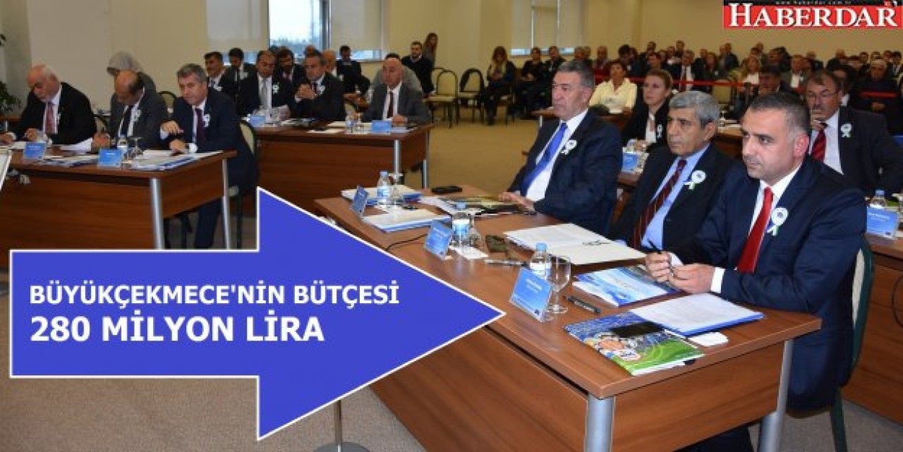 Büyükçekmecenin bütçesi 280 milyon!