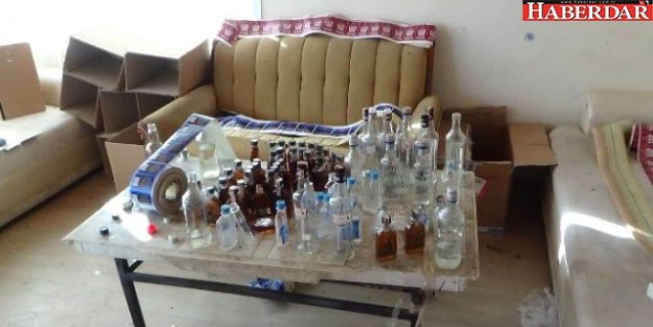 Silivri’de Çiftlik Evine Sahte İçki Baskını