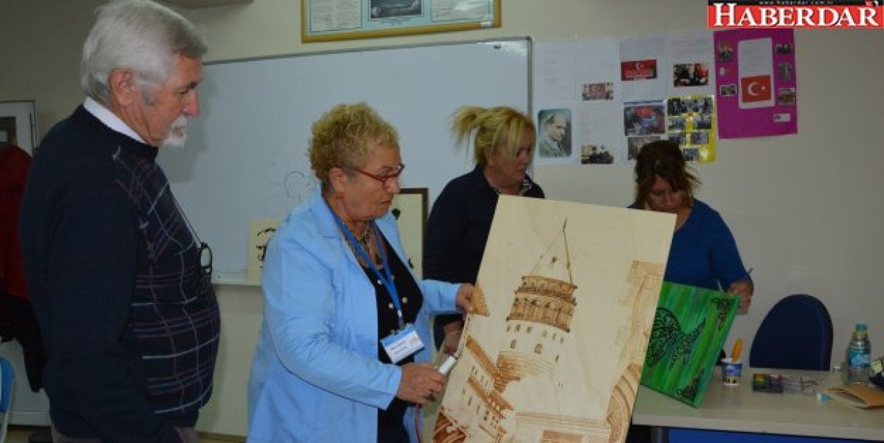 Büyükçekmecede “Gravür” sanatına yoğun ilgi