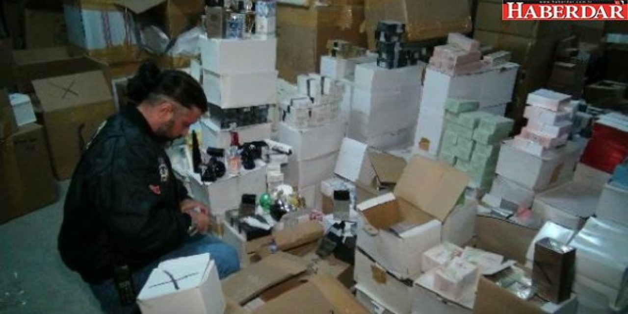 Küçükçekmecede 4,5 Milyon Şişe Sahte Parfüm Ele Geçirildi