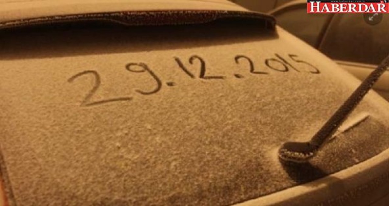 Kar yere düşmeye başladı