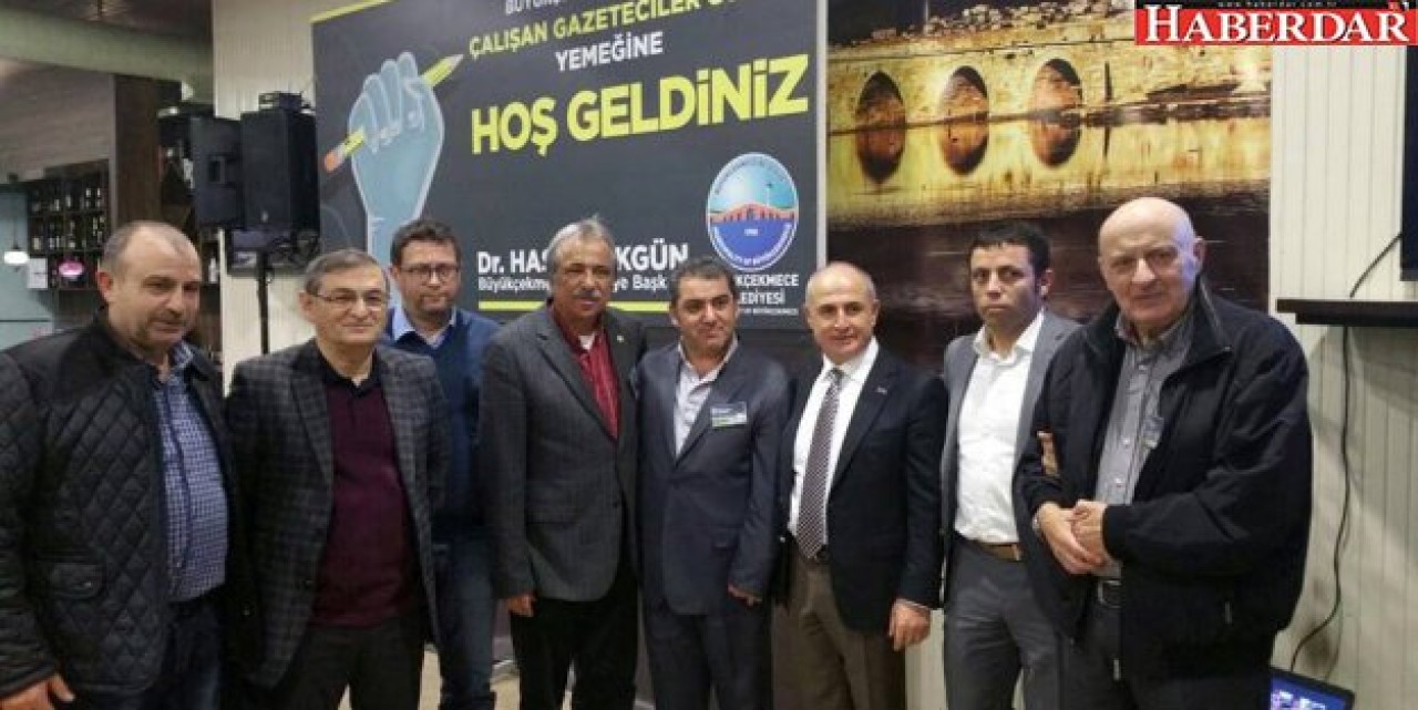 Akgün gazetecileri ağırladı...