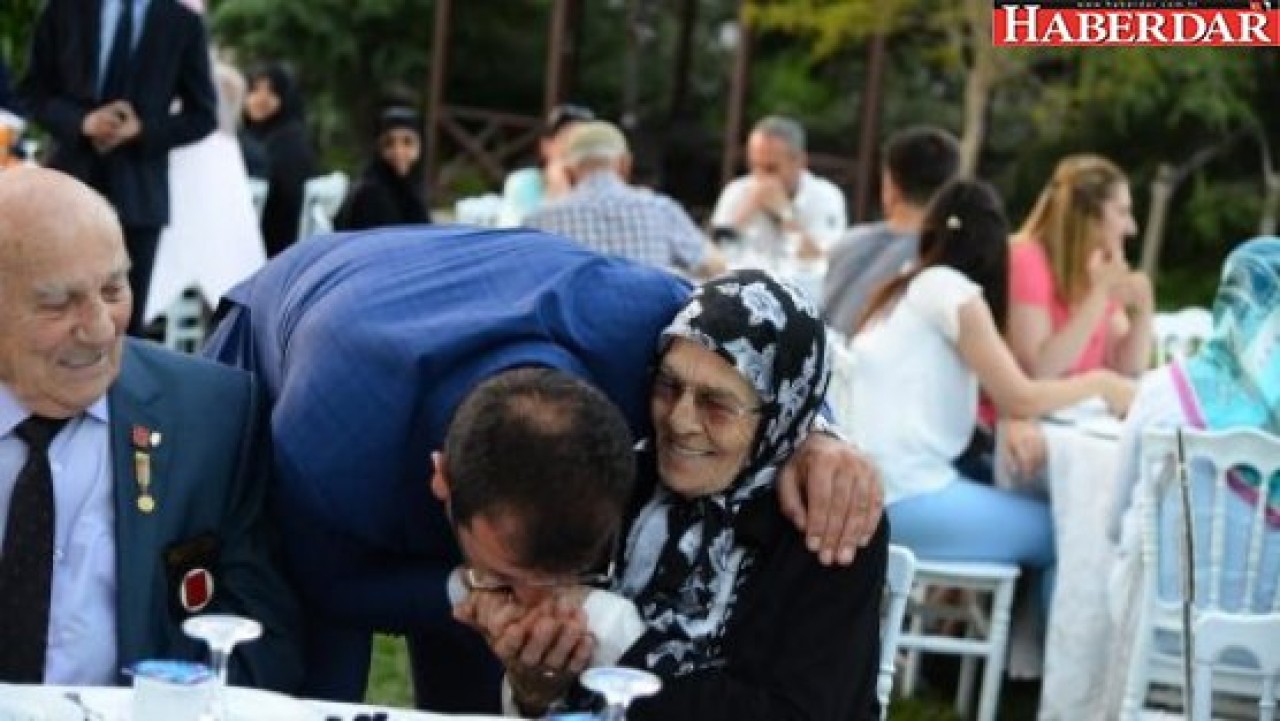 Şehit aileleri ve gaziler iftarda buluştu