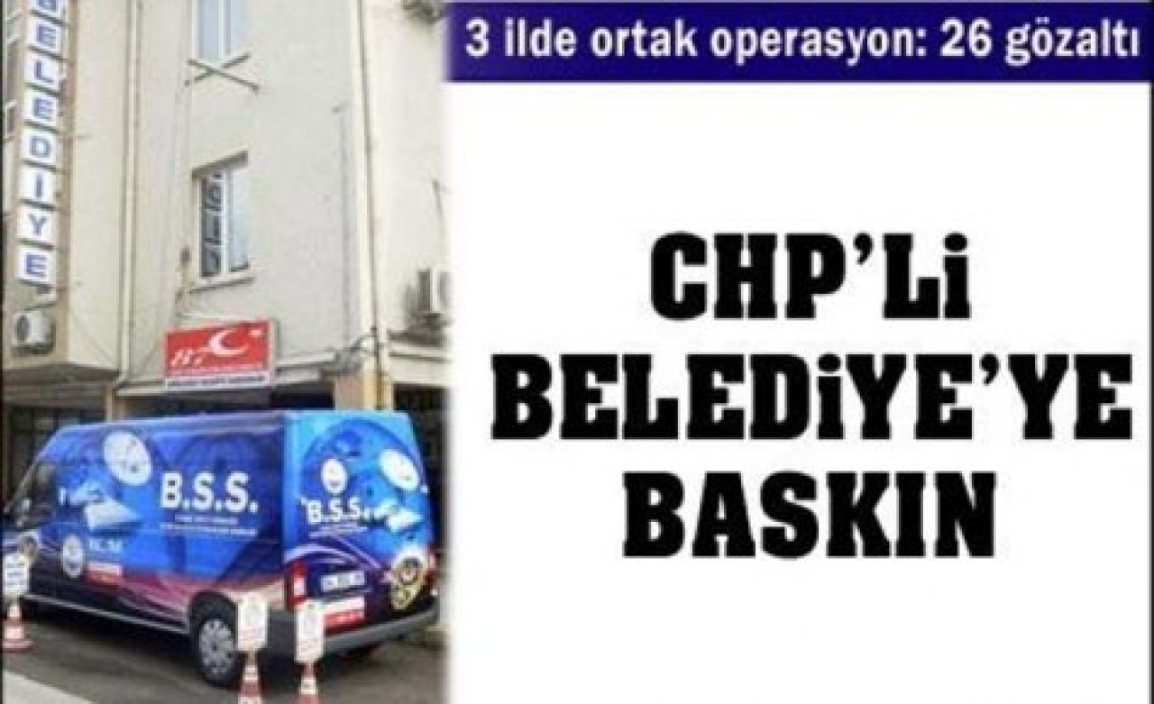 Kırklareli Belediyesine polis araması