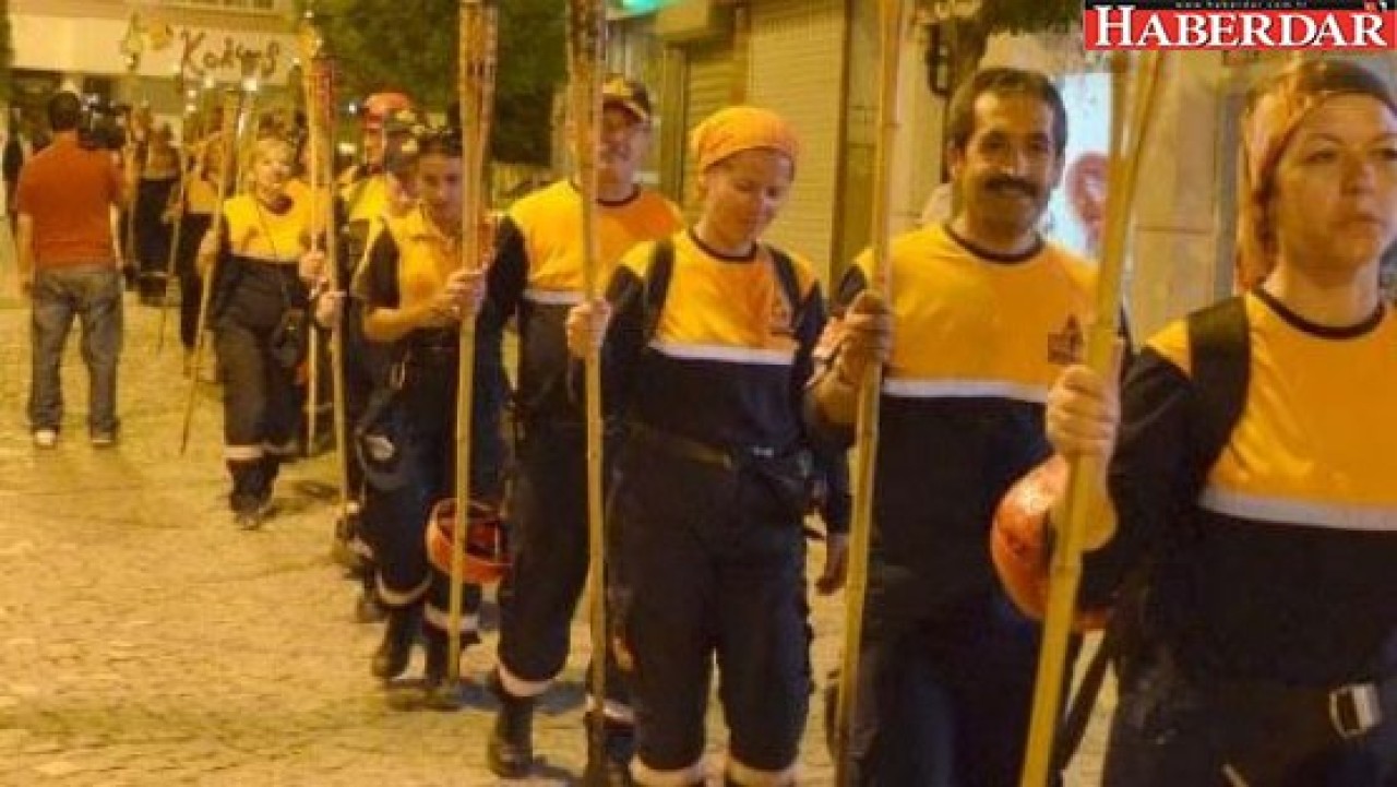 Afete karşı farkındalık yürüyüşü