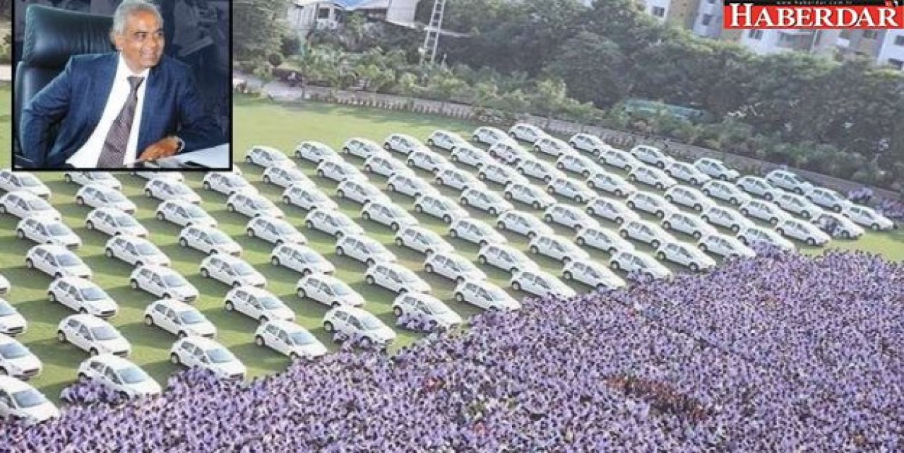 Çalışanlarına 400 daire ve 1260 otomobil verdi