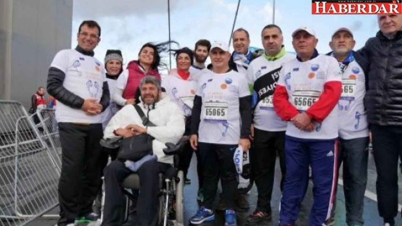 Akgün, ortopedik engelliler için koştu