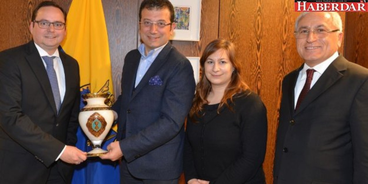 İMAMOĞLU’NDAN ALMANYA’YA DOSTLUK ZİYARETİ