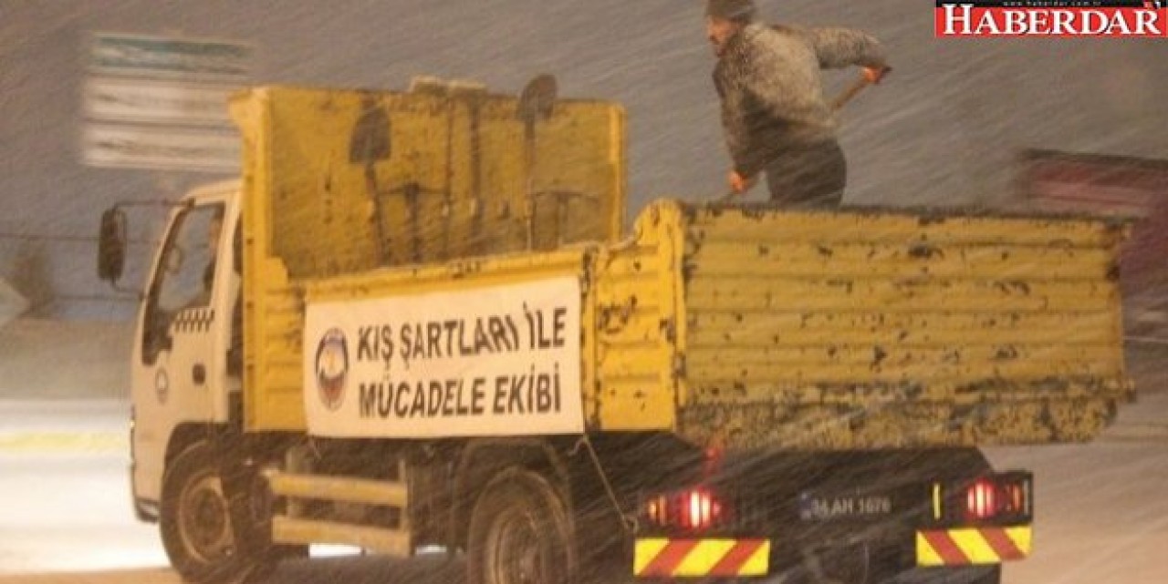 Avcılarda kar hazırlığı tamam