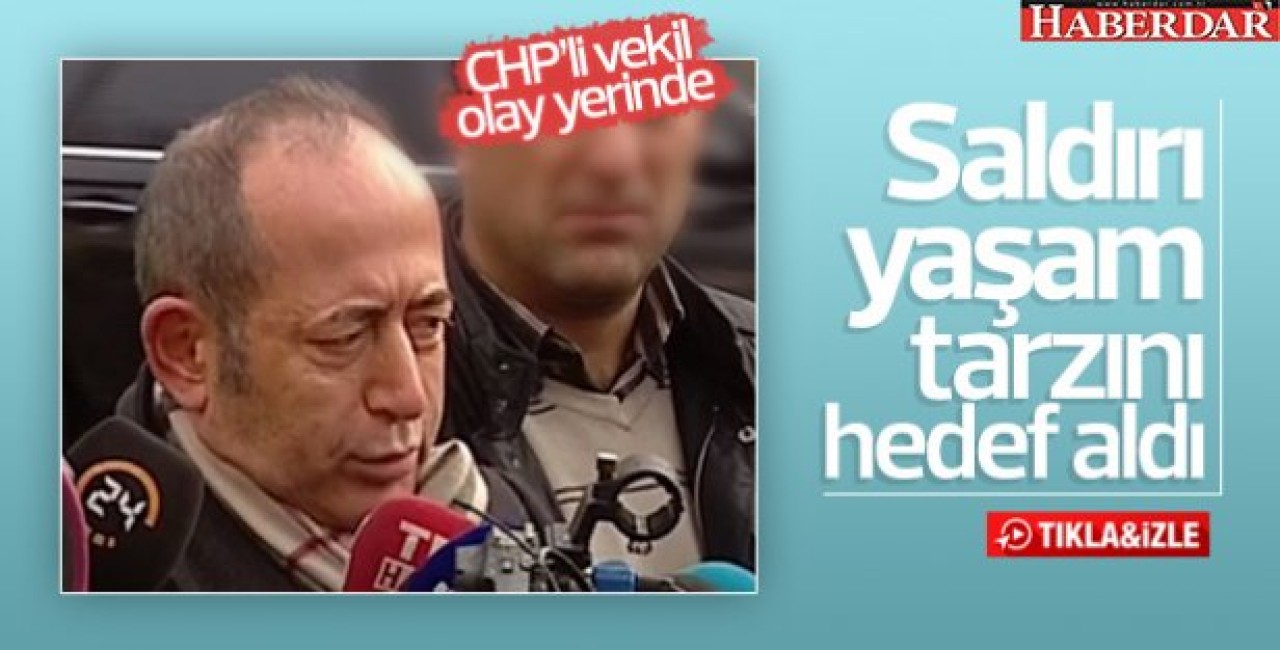 CHPli vekil olay yerine gitti