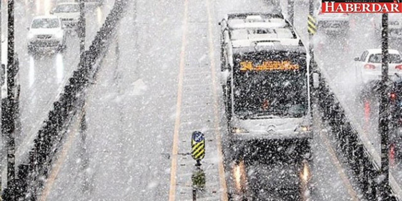 İstanbulda kar yağışı başlıyor!