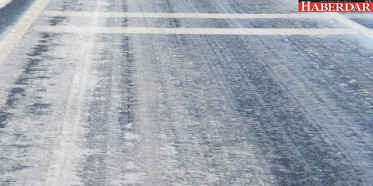 İstanbulda buzlu yol alarmı