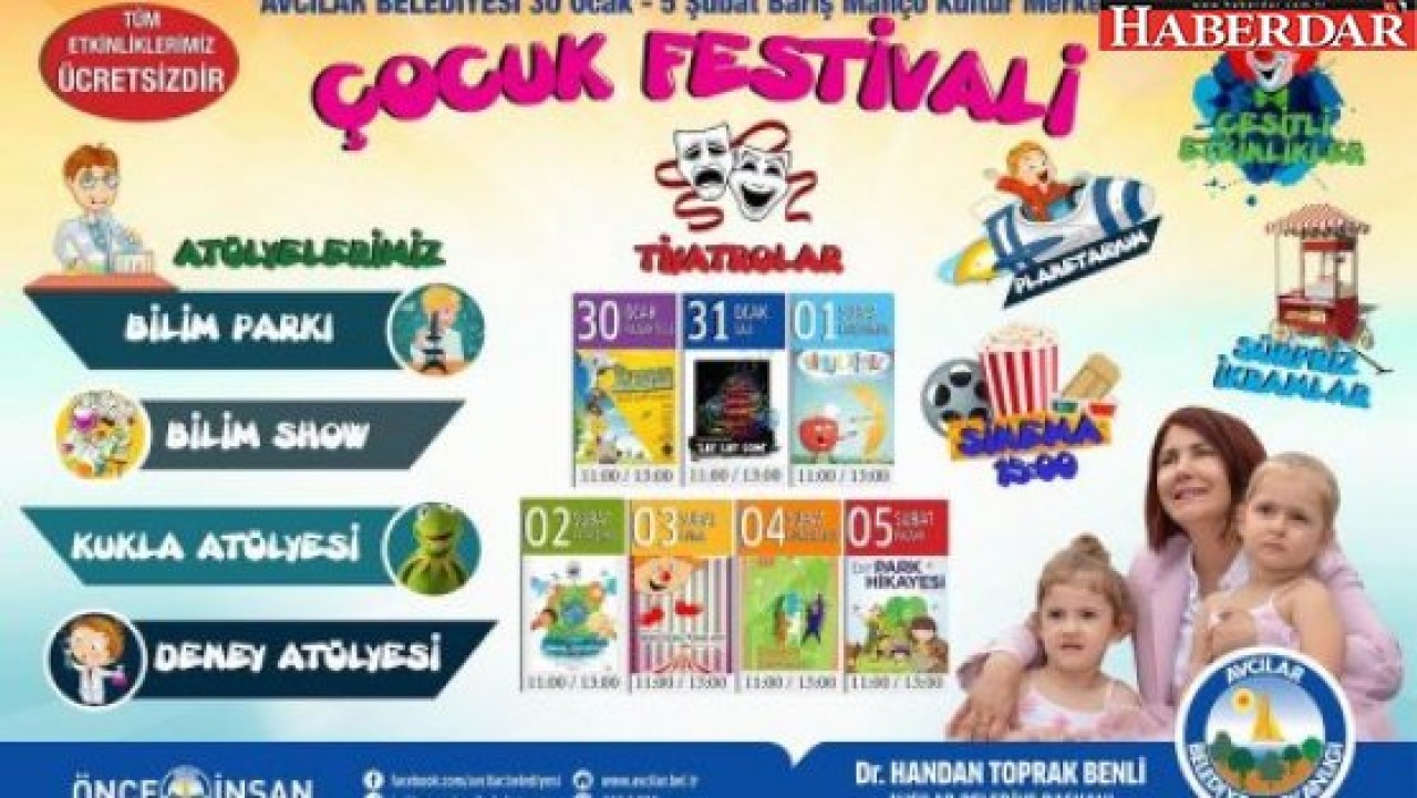 Avcılarda çocuk festivali